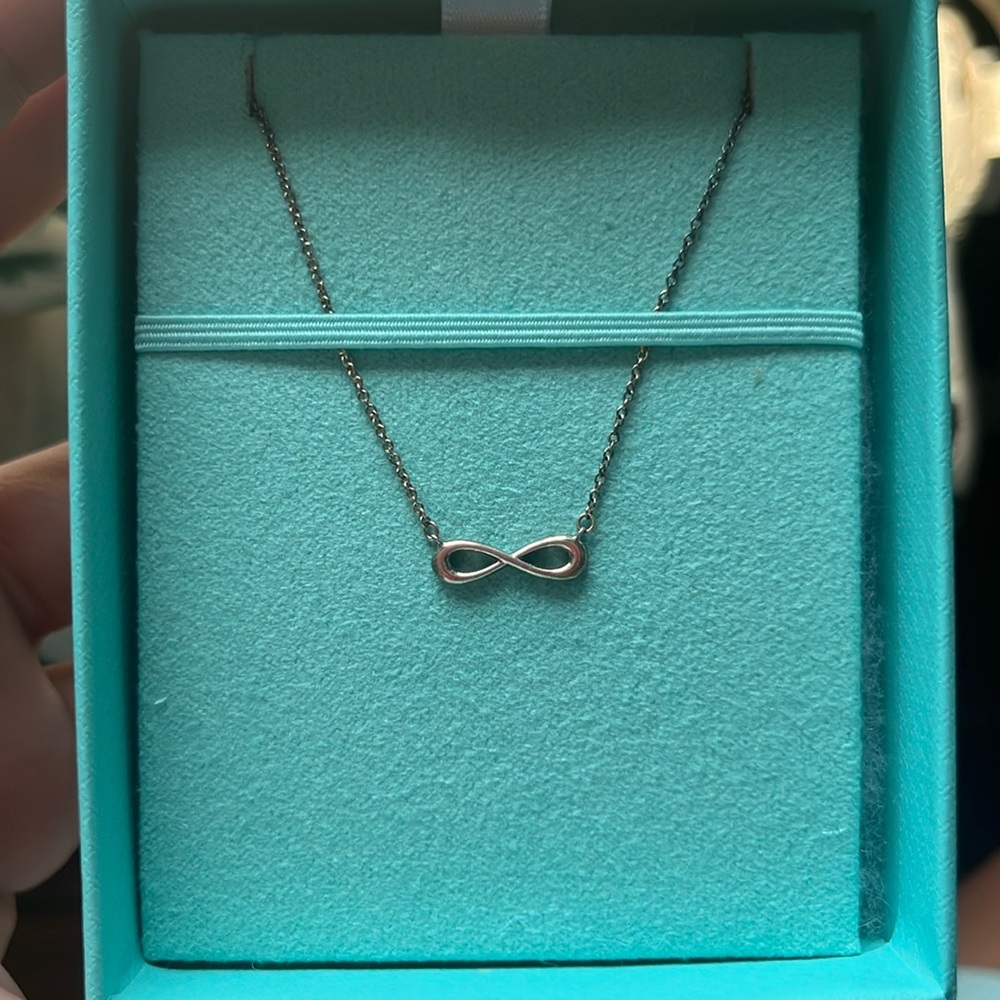 Sterling Silver Tiffany & Co Infinity Pendant